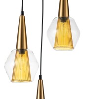  - Подвесная люстра Indigo Narciso 13002/3P Black V000145