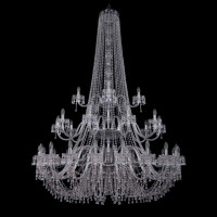  - Подвесная люстра Bohemia Ivele 1410/20+10+5/530/h-200/3d Ni V0300