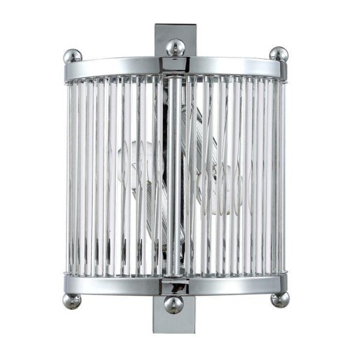Настенный светильник Crystal Lux Tadeo AP2 Chrome/Transparente 