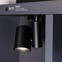  - Стенд Cветильники трековые трехфазные ARLIGHT-SHOP-E23-1760x1000mm (DB 3мм, пленка, подсветка) (Arlight, -)