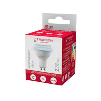  - Лампа светодиодная Thomson GU10 4W 6500K полусфера матовая TH-B2325