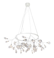  - Подвесная светодиодная люстра Crystal Lux Evita SP45 D White/Transparent