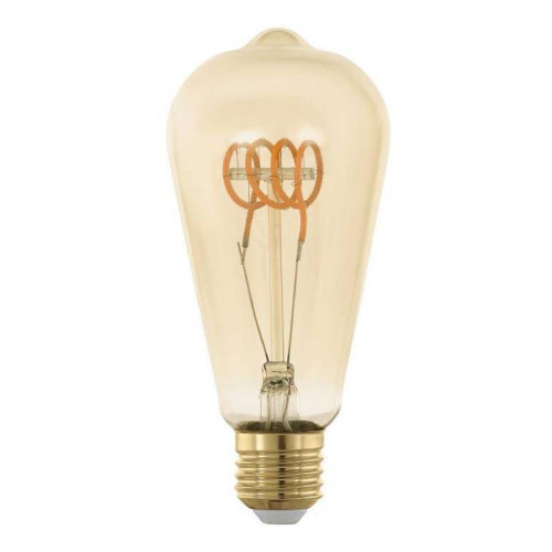 Лампа светодиодная Eglo E27 5W 2200K янтарная 11887 