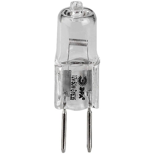Лампа галогенная ЭРА GY6.35 50W 2700K прозрачная GY6.35-JCD-50W-230V C0027374 