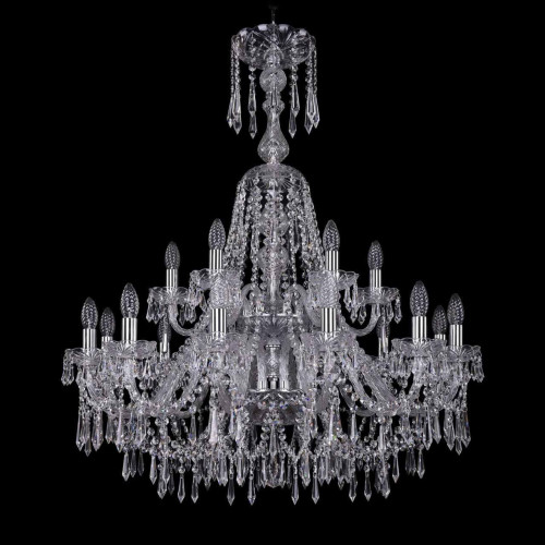 Подвесная люстра Bohemia Ivele 1403/12+6/300/XL-100/2d Ni 