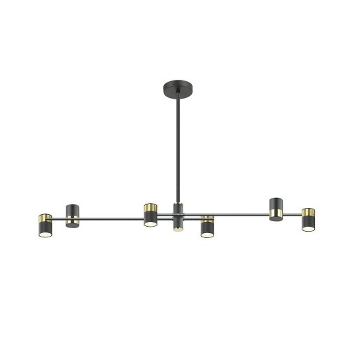Подвесная люстра Lumien Hall Саурис LH8020/6P-BK-GD 
