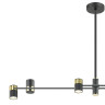 Подвесная люстра Lumien Hall Саурис LH8020/6P-BK-GD - Подвесная люстра Lumien Hall Саурис LH8020/6P-BK-GD