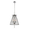 Подвесная люстра Crystal Lux Modesto SP3 Black/Chrome - Подвесная люстра Crystal Lux Modesto SP3 Black/Chrome