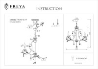  - Люстра Freya FR3040-PL-06-WG