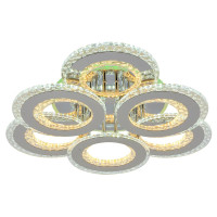  - Потолочная светодиодная люстра Profit Light 8043/3+3 CHR