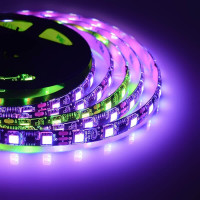  - Светодиодная влагозащищенная лента Apeyron 14,4W/m 60Led/m 5050SMD разноцветная 5M 87ЦЛ