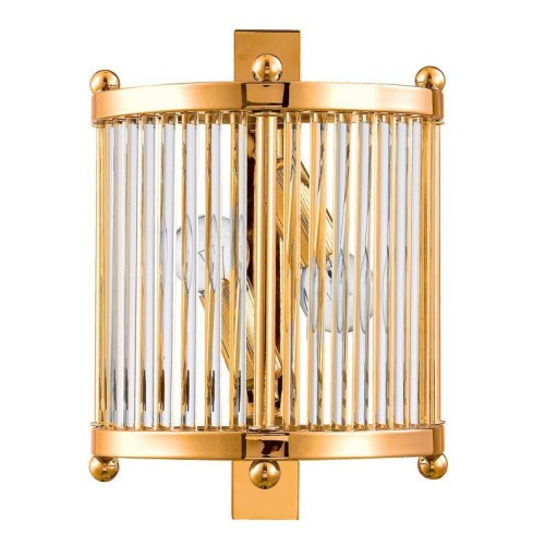 Настенный светильник Crystal Lux Tadeo AP2 Gold/Transparente 