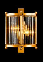  - Настенный светильник Crystal Lux Tadeo AP2 Gold/Transparente