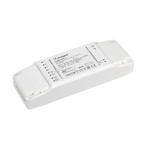 Блок питания ARV-SP-24040-PFC-DALI-1-10V-PD (24V, 1.67A, 40W) (Arlight, IP20 Пластик, 5 лет) 