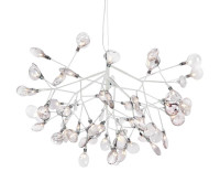  - Подвесная светодиодная люстра Crystal Lux Evita SP63 White/Transparent