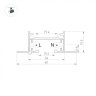 Трек LGD-2TR-TRACK-F-2000-BK-M (C) (Arlight, IP20 Металл, 3 года) - Трек LGD-2TR-TRACK-F-2000-BK-M (C) (Arlight, IP20 Металл, 3 года)