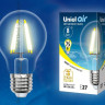 Лампа светодиодная филаментная Uniel E27 8W 3000K прозрачная LED-A60-8W/WW/E27/CL GLA01TR UL-00002210 - Лампа светодиодная филаментная Uniel E27 8W 3000K прозрачная LED-A60-8W/WW/E27/CL GLA01TR UL-00002210