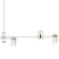  - Подвесная люстра Lumien Hall Саурис LH8020/6P-WT-GD