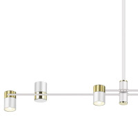  - Подвесная люстра Lumien Hall Саурис LH8020/6P-WT-GD