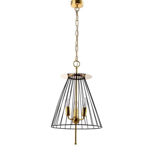 Подвесная люстра Crystal Lux Modesto SP3 Black/Gold 