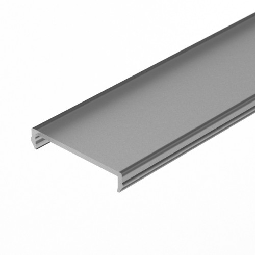 Экран SL-W33-2000 OPAL-PM BLACK (Arlight, Пластик) Экран к профилю SL-LINIA49-F BLACK. Длина 2000мм. Цена за 1м. Материал - PMMA. Светопропускание около 30%.