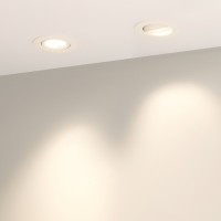  - Светильник LTD-POLAR-TURN-R80-5W Warm3000 (WH, 36 deg, 230V) (Arlight, IP20 Пластик, 3 года)