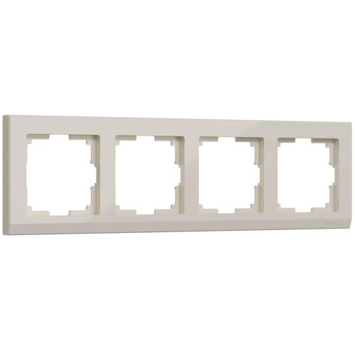 Рамка Werkel Stark на 4 поста слоновая кость WL04-Frame-04-ivory 4690389046537 