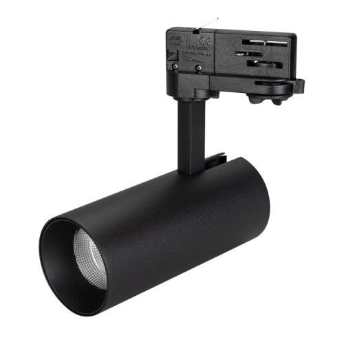Светильник SP-POLO-TRACK-LEG-R65-8W Day4000 (BK-BK, 40 deg) (Arlight, IP20 Металл, 5 лет) Трековый светильник 8Вт, черный круглый корпус, черная вставка, металл.
Цвет свечения ДНЕВНОЙ 4000K, св.поток 570лм, CRI(Ra)>80, угол 40°. Размер DxLxH 65x150x150мм, встроенный драйвер PRI:220-240VAC, SEC:DC 200mA 30-43V 8Вт.