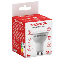  - Лампа светодиодная Thomson GU10 6W 4000K полусфера матовая TH-B2052