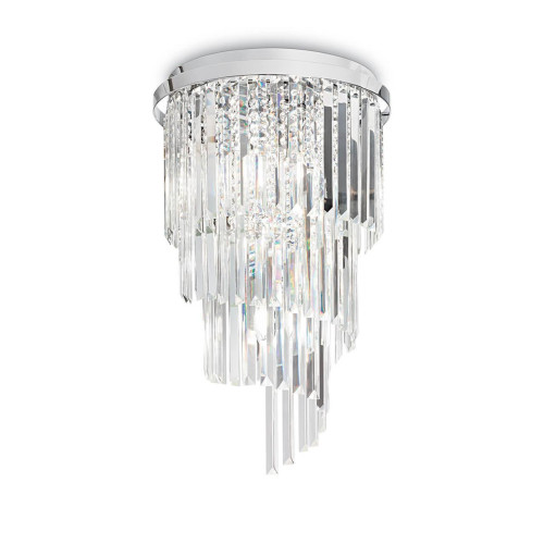 Потолочная люстра Ideal Lux Carlton PL8 Cromo 168920 