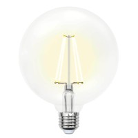  - Лампа светодиодная филаментная Uniel E27 15W 3000K прозрачная LED-G125-15W/3000K/E27/CL PLS02WH UL-00004860