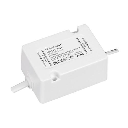 Блок питания ARPV-SP-24012 (24V, 0.5A, 12W) (Arlight, IP67 Пластик, 5 лет) 