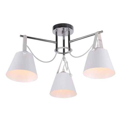 Потолочная люстра IMEX MD.1190-3-S CH+WH 