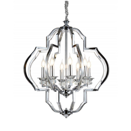 Подвесная люстра Lumina Deco Cesaro LDP 17078-8 CHR 