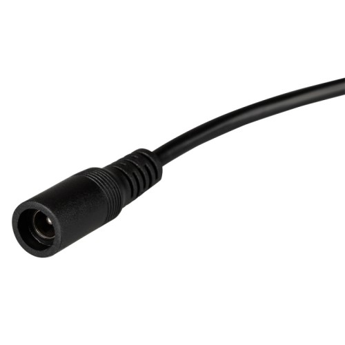 Разъем выводной DC-2pin-L150mm-X1F (MAMA) (Arlight, -) Круглый разъем DC 2-pin МАМА для соединения отрезков одноцветных светодиодных лент. Провод 20AWG, длина 150 мм, размер гнезда2.1 5.5. Максимальный ток 3А. Цена за 1шт. Степень пылевлагозащиты IP33. оболочка линии: ПВХ-компаунд, твердость 50P, термостойкость 80℃, класс огнестойкости: VW-1; UL2464"