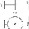 Основа для бра Deko-Light Miram 930620 - Основа для бра Deko-Light Miram 930620