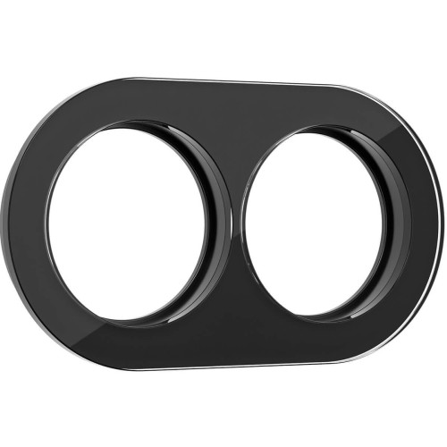 Рамка Werkel Favorit Runda на 2 поста черный WL21-Frame-01 4690389141973 