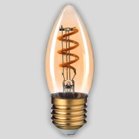  - Лампа светодиодная филаментная Hiper E27 5W 2400K янтарная HL-2208