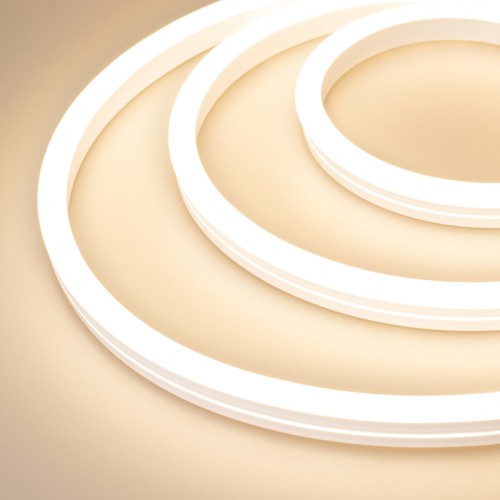 Герметичная лента MOONLIGHT-5000S-SIDE-2835-120-24V Warm (12х24mm, 10W, IP68) (Arlight, -) Гибкая герметичная лента (неон серии MOONLIGHT), сечение 12×24 мм. Светодиоды SMD 2835 120 шт/м. Цвет свечения ТЕПЛЫЙ БЕЛЫЙ (3000 К), индекс цветопередачи CRI>80, световой поток 520 лм/м, угол излучения 115°. Мощность 10 Вт/м, питание 24 В. Класс пылевлагозащиты IP68. Размеры 5000×12×24 мм. Мин. отрезок 50 мм. Горизонтальный изгиб SIDE, минимальный радиус изгиба 60 мм. Катушка 5 м. Цена за 1 м. Гарантия 3 года. Заменяется на 038602.