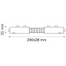 Коннектор гибкий Lightstar Barra 505157 - Коннектор гибкий Lightstar Barra 505157