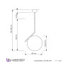 Подвесной светильник Lumina Deco Sorento LDP 1215-200 WT+BK - Подвесной светильник Lumina Deco Sorento LDP 1215-200 WT+BK