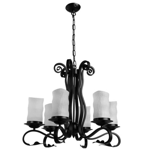 Подвесная люстра Arte Lamp Scroll A7915LM-6BK 