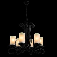  - Подвесная люстра Arte Lamp Scroll A7915LM-6BK
