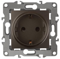 - Розетка ЭРА 12 2P E Schuko 16A 250V 12-2101-13 Б0019320