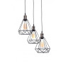 Подвесная люстра Lumina Deco Cobi LDP 11609-3 BK - Подвесная люстра Lumina Deco Cobi LDP 11609-3 BK