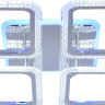 Потолочная люстра Seven Fires Vegejr SF7065/5C-CR-RGB - Потолочная люстра Seven Fires Vegejr SF7065/5C-CR-RGB