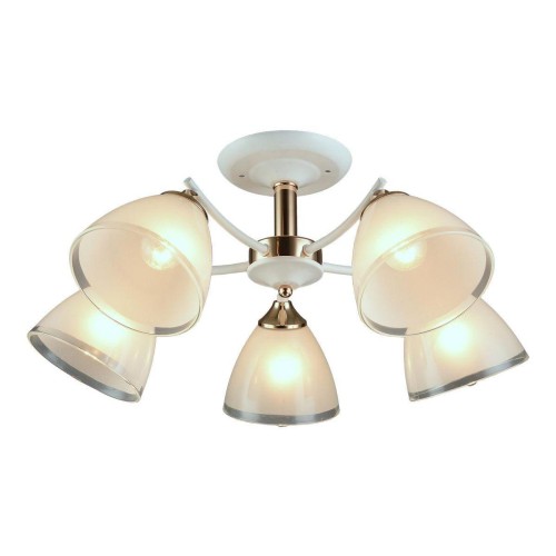 Потолочная люстра IMEX MD.1092-5-S WH+FGD 