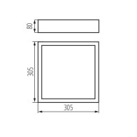  - Потолочный светодиодный светильник Kanlux Mersa 25675