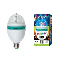  - Светодиодный светильник-проектор Volpe Disko ULI-Q301 03W/RGB/E27 WHITE 09839