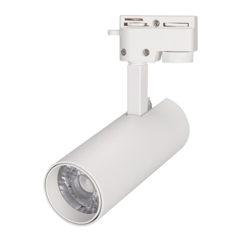Светильник LGD-GERA-2TR-R55-10W Day4000 (WH, 24 deg) (Arlight, IP20 Металл, 3 года) Светильник подвесной для треков/шин 2 провода. Мощность 10 Вт, св. поток 860-1060 лм, 90 лм/Вт, дневной 4000 K, CRI>90, угол 24°, напряжение питания 230 В. Белый круглый корпус из алюминия, материал линзы PMMA , степень защиты IP20. Размер: диаметр 55 мм, высота 145 мм. Монтаж на трек 1-фазный. Драйвер встроенный 27-38 В, 260 мА., пульсация 